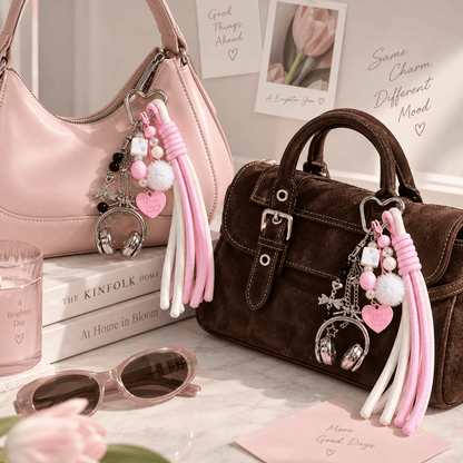 Heart Headphone Bag Charm