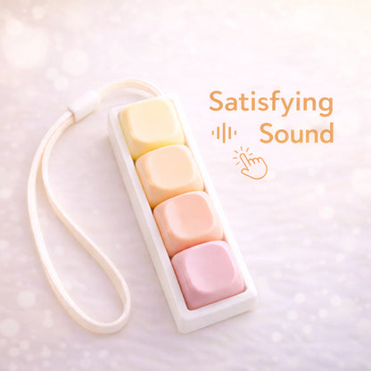 Custom 4-Key MOA Jelly Key Caps Keyboard Fidget Clicker