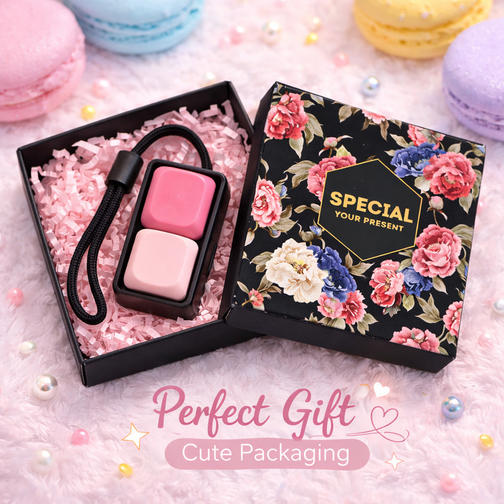 Custom 2-Key Keyboard Fidget Clicker MOA Keycaps