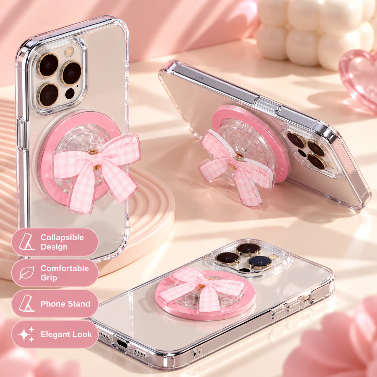 Bow Phone Grip