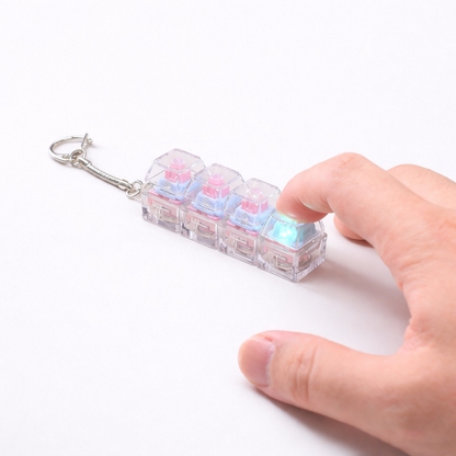 4-Key Keyboard Fidget with RGB Light