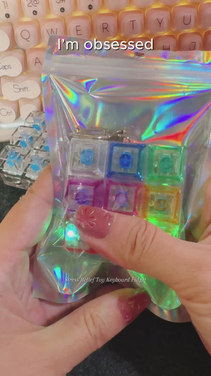 9-Key 3x3 Keyboard Fidget with RGB Light