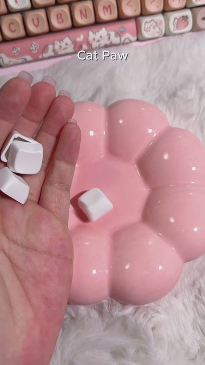 4-Key Cat Paw & Bear Keyboard Fidget Clicker