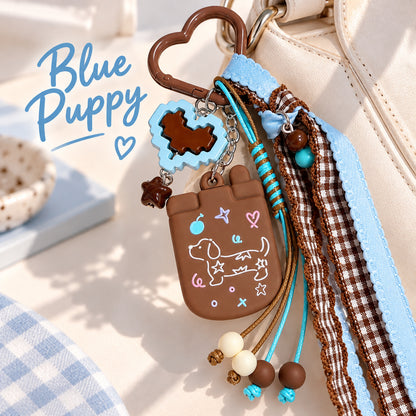 Blue Puppy Bag Charm