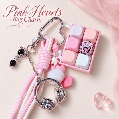 Classic 6-Key Heart 2x3 Fidget Clicker
