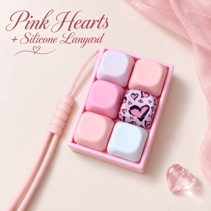 Classic 6-Key Heart 2x3 Fidget Clicker