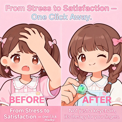 4-Key Keyboard Fidget with RGB Light